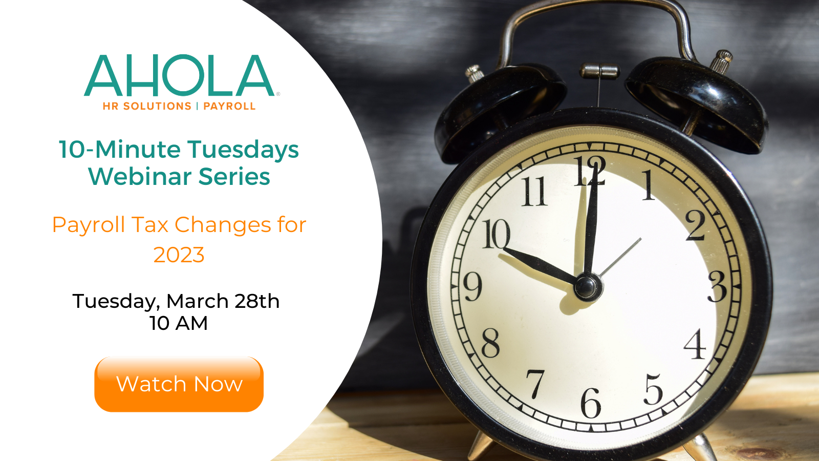 [Recorded Webinar] 10Minute Tuesdays Webinar Series Payroll Tax